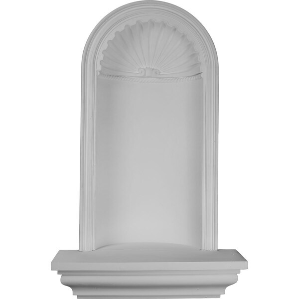 Ekena Millwork 30 1/4"W x 50"H x 14 3/8"D Bedford Wall Niche (RO: 18 7/8"W x 41 1/8"H x 7"D) NCH30X50BE - main